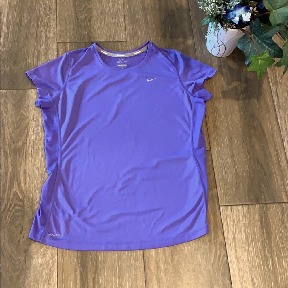 Nike Purple Short Sleeve Dri-FIT Tee